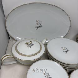 NORITAKE CHINA Japan #5522 Diana 43 Piece Set