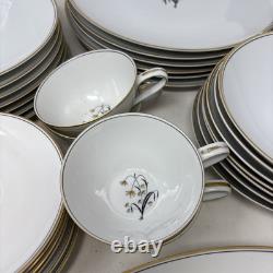 NORITAKE CHINA Japan #5522 Diana 43 Piece Set