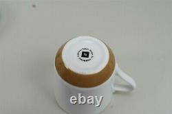 Nespresso Ritual Porcelain Coffee/espresso Cups Saucers ANDREE PUTMAN Set of 10