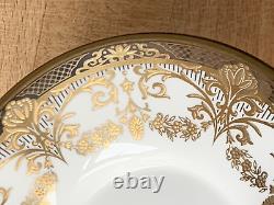 New De Lamerie China Heavily Gilded Chatsworth Garland Coffee Cup & Saucer Set