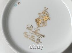 New De Lamerie China Heavily Gilded Crested Winter Leaves Coffee Cup & Saucer