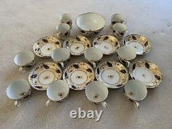 New Hall Antique Porcelain Set Pattern 524 Tea Coffee Cup Saucer Bowl RARE