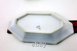 Nippon Porcelain Coffee Chocolate Pot Hand-Painted withGold Accents & Cups/Saucers