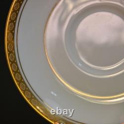 Noritake 6 Demitasse Cups & Saucers Japan 1960-1992 Richmond 6124 Gold Encrusted