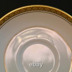 Noritake 6 Demitasse Cups & Saucers Japan 1960-1992 Richmond 6124 Gold Encrusted