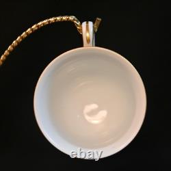 Noritake 6 Demitasse Cups & Saucers Japan 1960-1992 Richmond 6124 Gold Encrusted