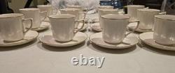 Noritake Chandon Gold 7306 Tea Cups And Saucers. SET OF 12. Preowned
