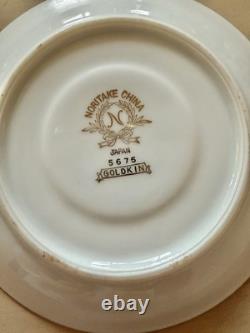 Noritake Goldkin 17 Piece 6-Person Cream Gold Coffee Service Japanese Bone China
