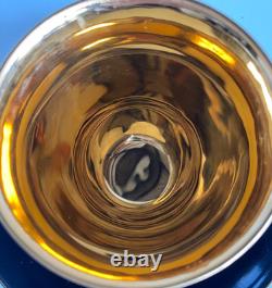 Noritake Harlequin Cobalt Blue & Gold (likely 24k gold) Demitasse Cup & Saucer