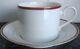 Noritake Shiraz 18 Piece Tea Set. Red & Gold Edge Cups, Saucers, Plates Bnib