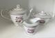Noritake Tea Set Rosemont 4 X Cups & Saucers Side Plates Teapot Cream Sugar