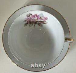 Noritake Tea Set Rosemont 4 X Cups & Saucers Side Plates Teapot Cream Sugar