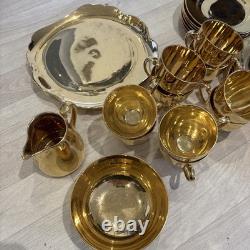 Noritake tea set gold Plated