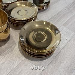 Noritake tea set gold Plated