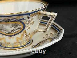 Nymphenburg Porcelain Pearl King's Porzellan Tasse DEMITASSE CUP & SAUCER 2 of 2