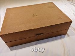 O. M. C OTAGIRI, JAPAN DEMITASSE CUP & SAUCER Blue Gold FLORAL (set of 6)