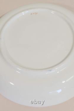 Pair Antique Minton Cobalt Gold Encrusted Medallion Cups & Saucers G236 c. 1912