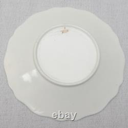 Pair Antique Ridgway 2/1221 Teacups and Saucers and Matching Plate Circa 1830