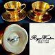 Pair Of Rare Vintage (1950s) English Royal Winton Golden Age Cups & Saucers
