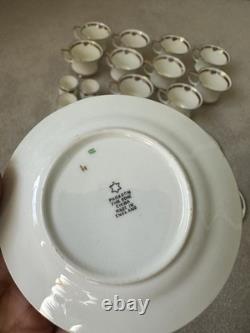 Paragon 1920/30s Bone China Tea Set 23pc Cups Saucers Side Plates Fruit Gilded