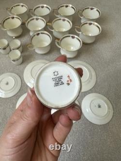 Paragon 1920/30s Bone China Tea Set 23pc Cups Saucers Side Plates Fruit Gilded