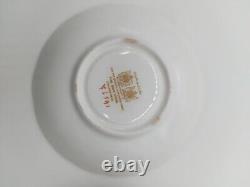 Paragon Double Warrant Floral Cabbage Rose Gold and Pink Cup/Saucer G6591