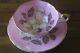 Paragon Pink White Dogwood Blossom Flowers Gold Teacup Tea Cup Saucer