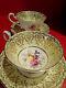 Paragon Set Of Two Cups And Saucers Flower, Gold Gilt, To Her Majesty The Queen