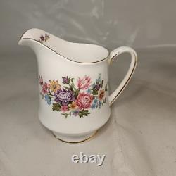 Paragon Tea Cup & Saucer Set Floral Pattern Gold Trim 20-Piece Ceramic Preloved