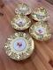 Paragon Vintage Rose Gold Gilt Tea Set Tea Cups Saucer Side Plates Collect Nw11