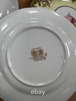 Paragon Vintage Rose Gold Gilt Tea Set Tea Cups Saucer Side Plates Collect NW11