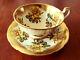 Paragon Yellow Roses Cup & Saucer Gold Trim By Appointment To Her Majesty C. 1952