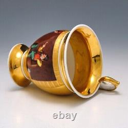 Paris Porcelain Gilded Teacup And Saucer c1830