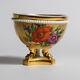 Paris Porcelain Tea Cup & Saucer Gold Gild With Handpainted Flowers