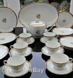 Part Noritake Gold Coast Dinner Service Teapot Platters Cups Saucers Plates Jugs