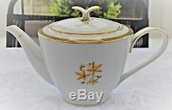 Part Noritake Gold Coast Dinner Service Teapot Platters Cups Saucers Plates Jugs