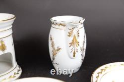 Perfect Antique Napoleon Teaset, cup&saucers, ewer 15pcs