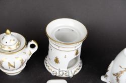 Perfect Antique Napoleon Teaset, cup&saucers, ewer 15pcs