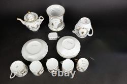 Perfect Antique Napoleon Teaset, cup&saucers, ewer 15pcs