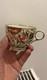 Porcelain Teacup Imari Style Floral Pattern Gold Trim 8.5cm