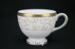 Pristine Vintage Set of 6 Trios Wedgwood Celestial Gold Tea Service, A++++++