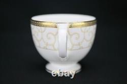 Pristine Vintage Set of 6 Trios Wedgwood Celestial Gold Tea Service, A++++++