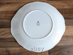 Queen Anne Bone China Gold Scroll Tea Set Tea Plates Cake Plate Milk Jug