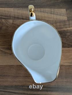 Queen Anne Bone China Gold Scroll Tea Set Tea Plates Cake Plate Milk Jug