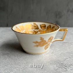 RARE 19th Century Coalport Porcelain Regency Tea Cup And Saucer C 1810