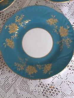 RARE Crown Staffordshire Tea Set For 8 Cups Saucers Plates Antique Bone China