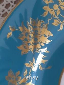 RARE Crown Staffordshire Tea Set For 8 Cups Saucers Plates Antique Bone China