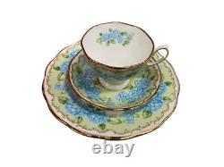ROYAL ALBERT Floral Sentiments Love Tea Cup, Saucer, Plate HYDRANGEA NEW BOX