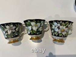 ROYAL ALBERT PROVINCIAL FLOWERS Triilium, Dogwood & Madonna Lilly Crockery