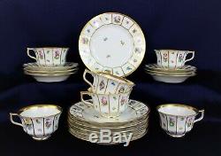 ROYAL COPENHAGEN HENRIETTE SERVICE SET for 6 (18 pieces) cups saucers plates